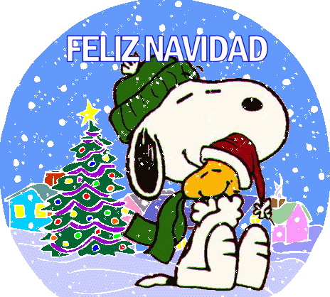 Feliz Navidad Snoopy gifs.